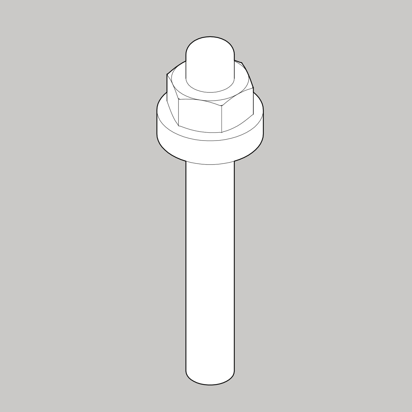 SL06-010: 1.0mm A/F Hex Rivet with Flange